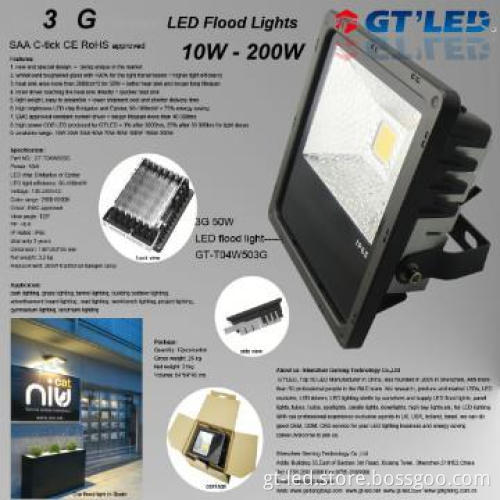 10w AU RGB floodlight with IR remote controller